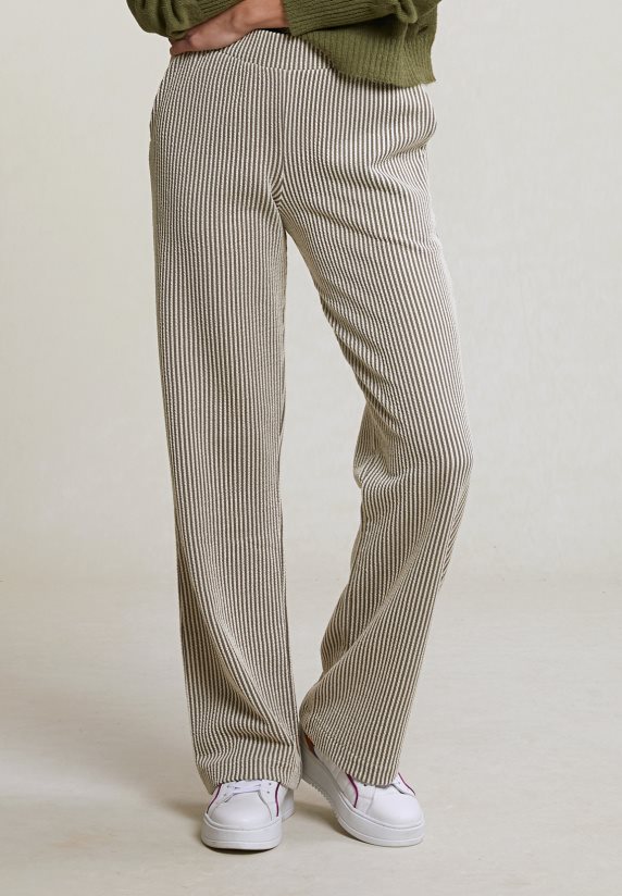 FANCY STRIPED KNITTED PANT RIVERWOODS WOMAN